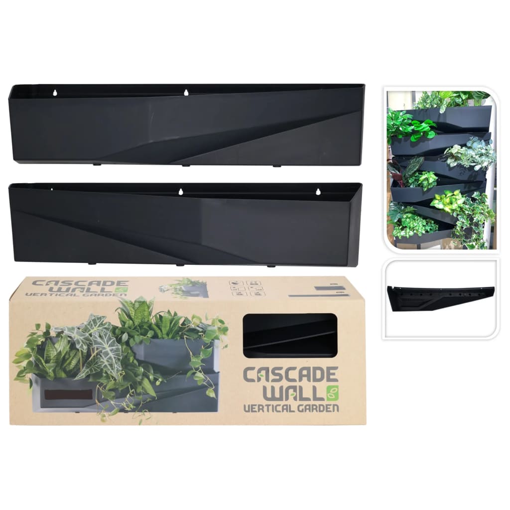 Progarden Plan Progarden Plan de pâtisserie Perceau 2 pièces 78x19x35 cm anthracite -colored