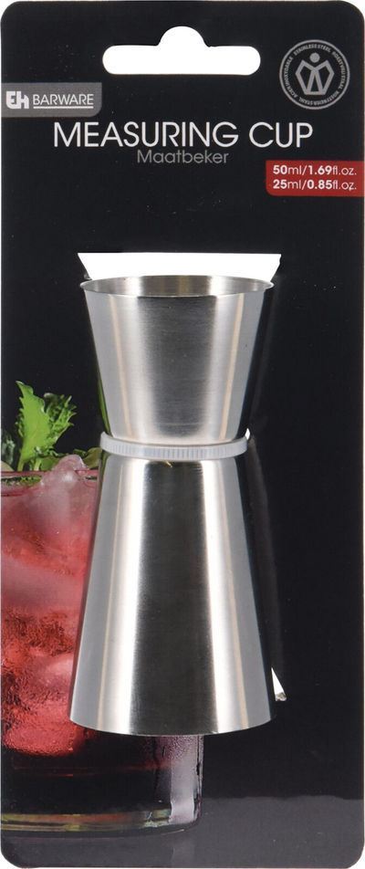 Excellent articles ménagers Drink Buddy en acier inoxydable sur carte 50 et 25ml