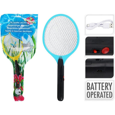 Autres marques tapette à mouche électrique rechargeable bleu noir