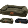 Autres marques pet collections panier pour chien 85x65x20 cm assorti vert bleu