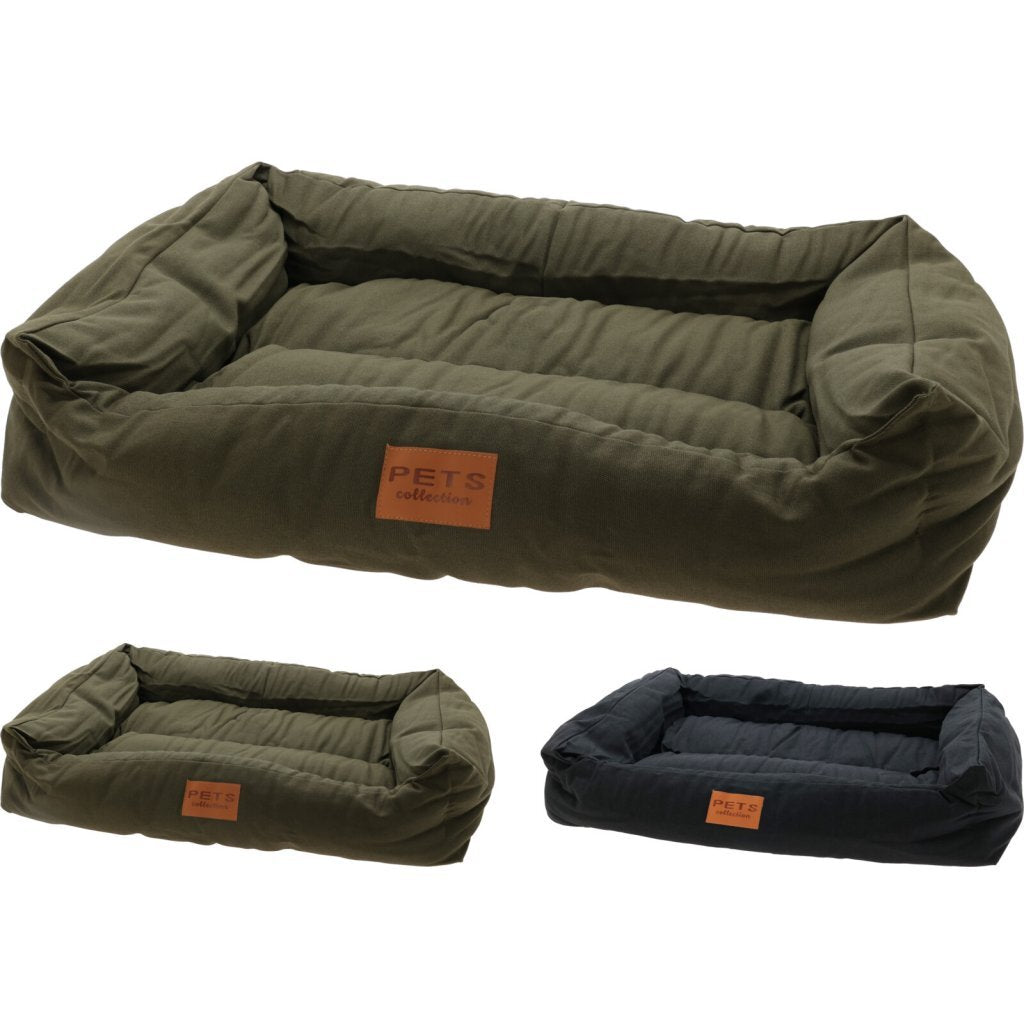 Autres marques pet collections panier pour chien 85x65x20 cm assorti vert bleu
