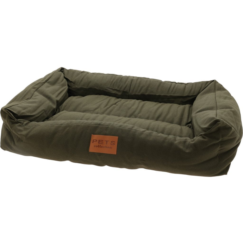 Autres marques pet collections panier pour chien 85x65x20 cm assorti vert bleu