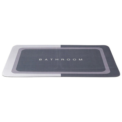 Bathroom solutions tapis de salle de bain 79,5x49,5 cm gris