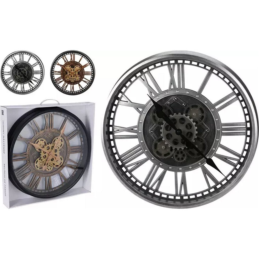 Horloge murale analogique autres marques avec mouvement rotatif 50 cm