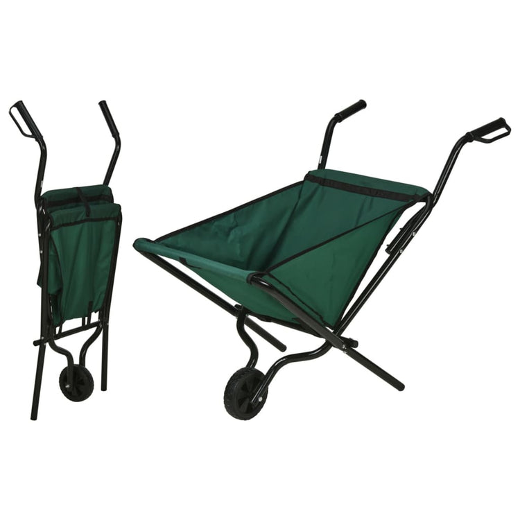 Progarden Progarden Wheelbarrow Green pliable et noir