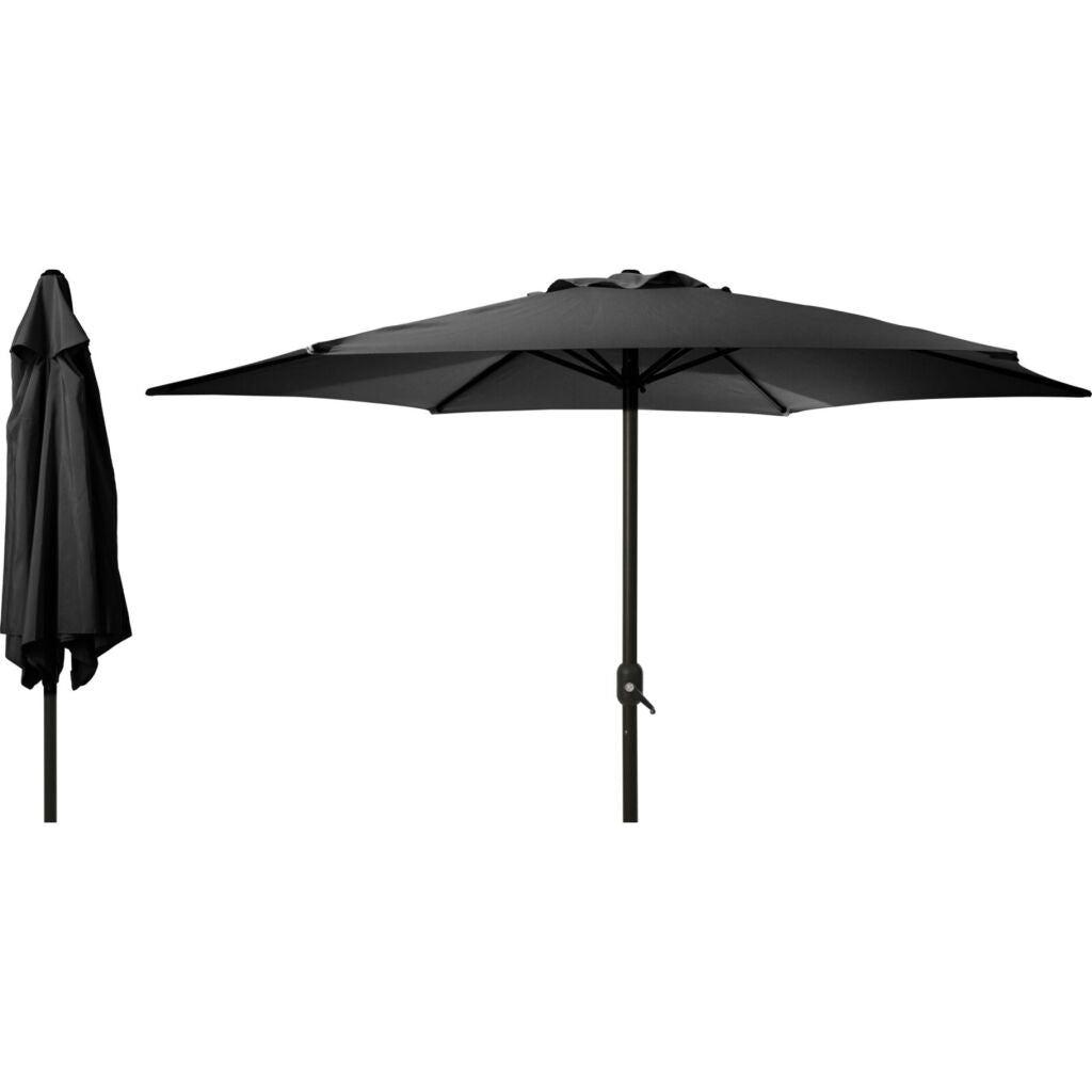 Parasol autres marques 300 cm gris foncé