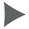 Progarden Triangle de tissu d'ombre progarden 3,6x3,6x3,6 m gris