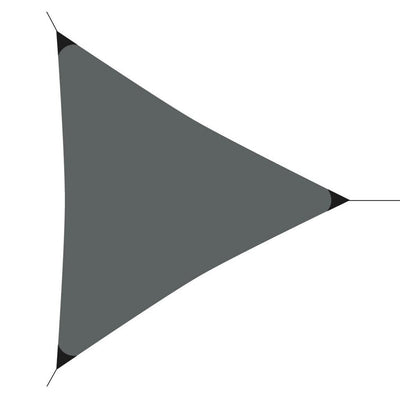 Progarden Triangle de tissu d'ombre progarden 3,6x3,6x3,6 m gris