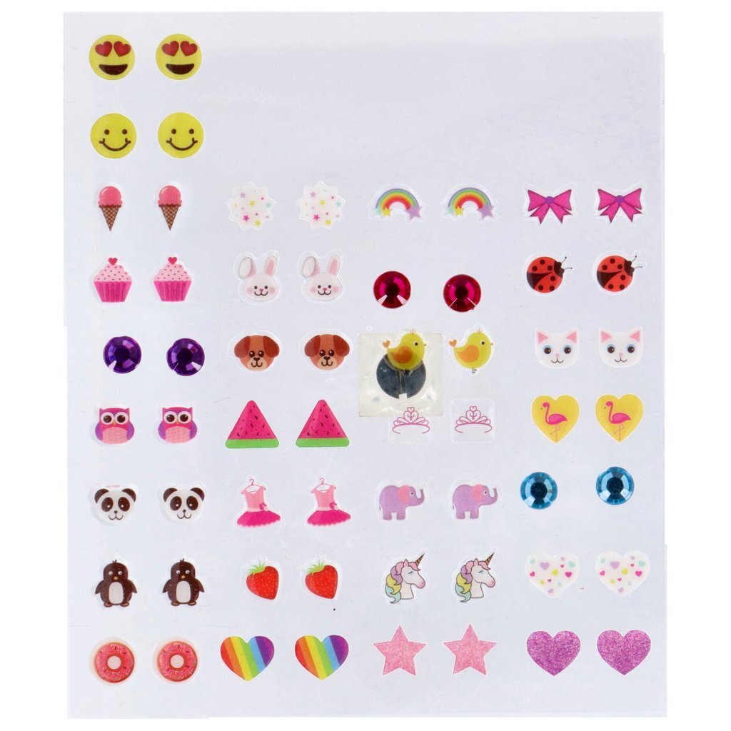 Autres marques Stickers de boucles d'oreilles Unicorn