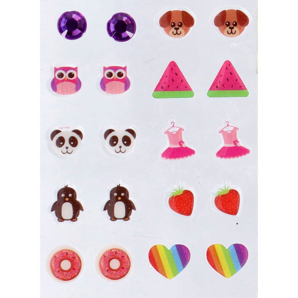 Autres marques Stickers de boucles d'oreilles Unicorn