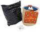 Sac en jute Miffy de marguerites blanches.