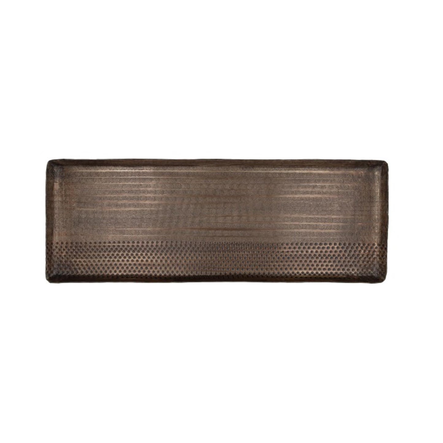 Plateau de vie naturel Hbx 45x18x1,5cm laiton
