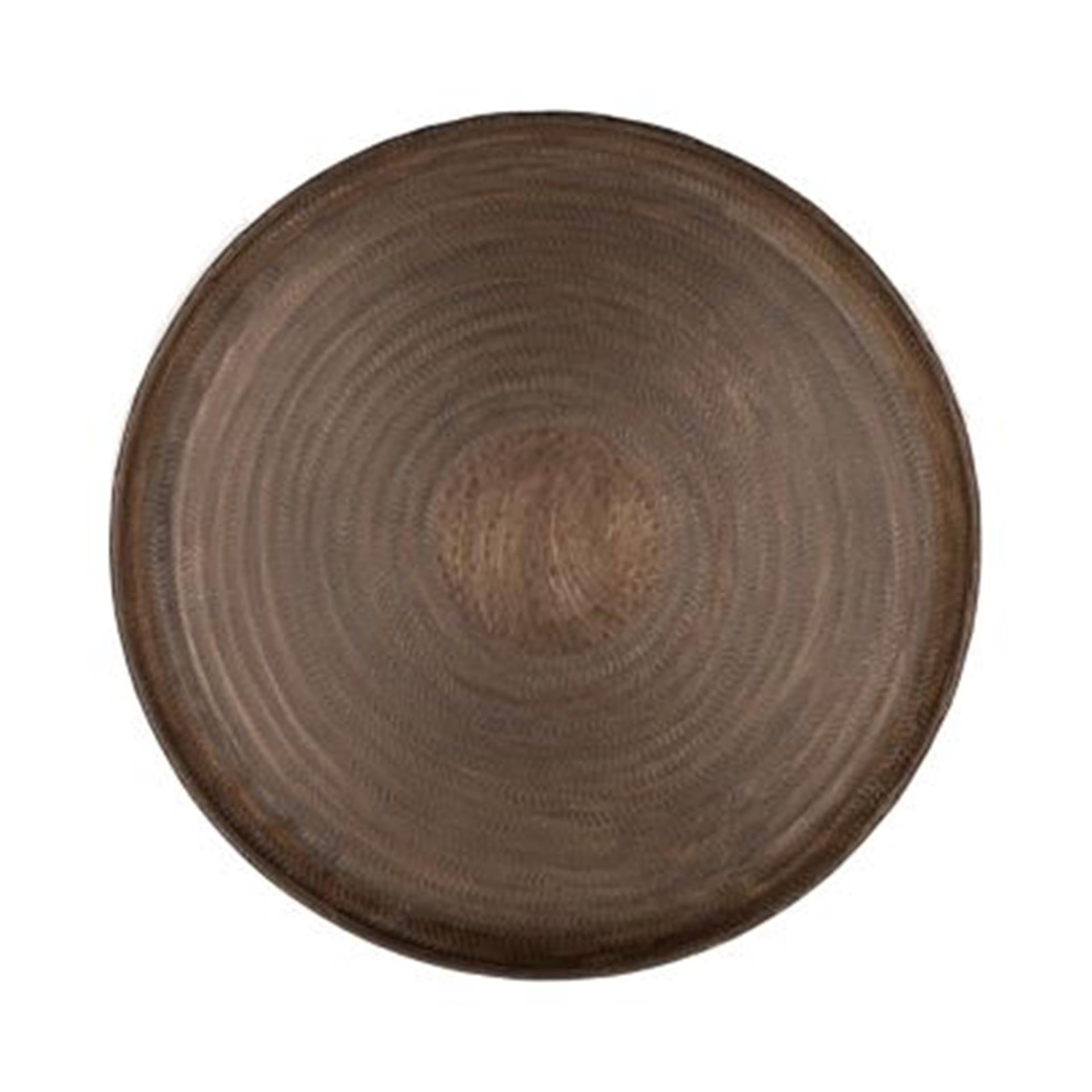 Hbx plateau de vie naturel métal dia38cm