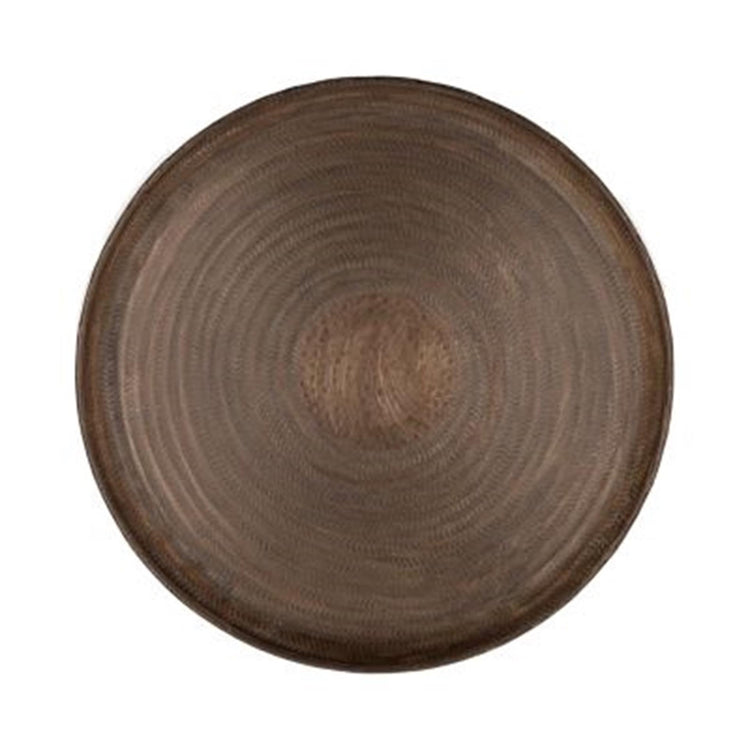 Hbx plateau de vie naturel métal dia38cm