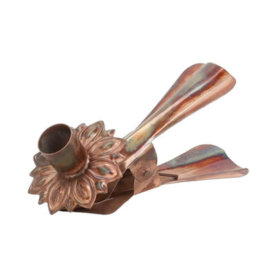 Chandelier Hbx natural living avec clip bonez bronze 16x7cm