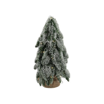 HBx sapin de Noël naturel vivant nobilis neige 35led h43cm