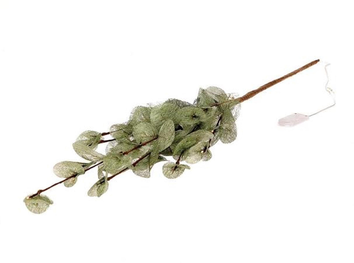 Hbx branche artificielle vivante naturelle euca cinerea led l72 vert