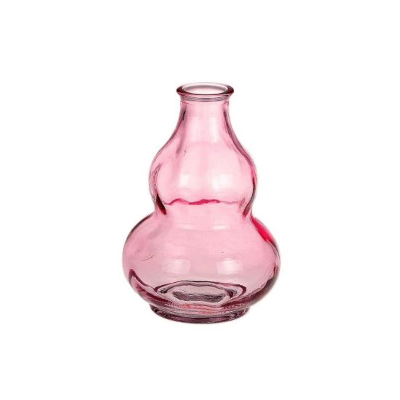 Hbx vase vivant naturel pompon rose ø9xh12,5cm