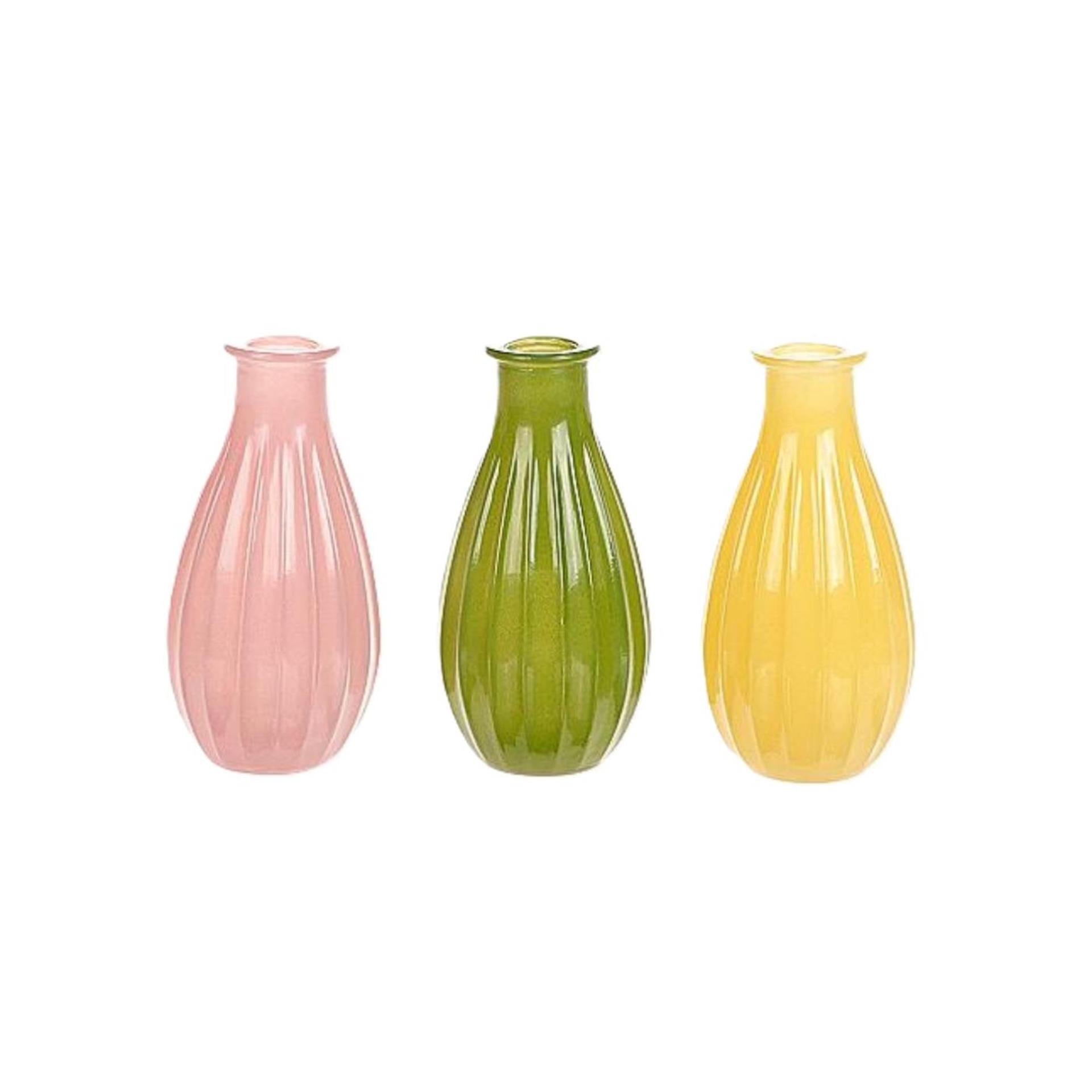 Hbx vase vivant naturel printemps laiteux ø7xh14cm
