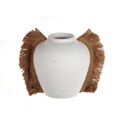 Hbx vase vivant naturel flugilo ø16,5xh20cm bohostyle