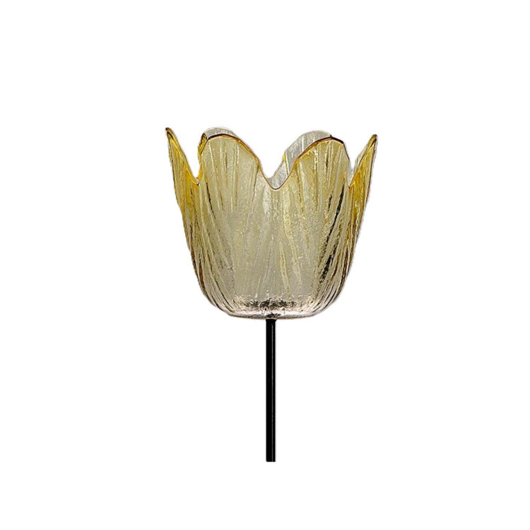 Hbx natural living photophore tulipe jaune ø8,5cm