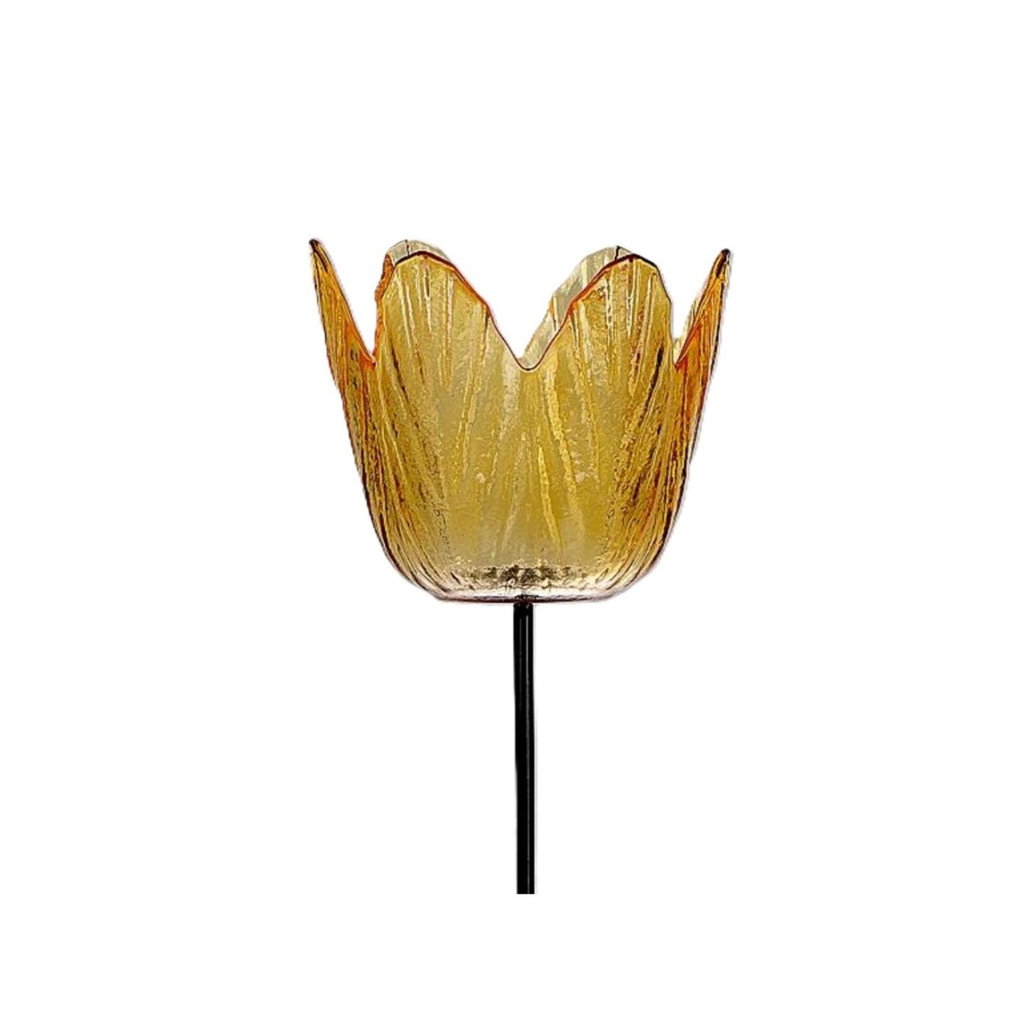 Hbx natural living photophore tulipe orange ø8,5cm