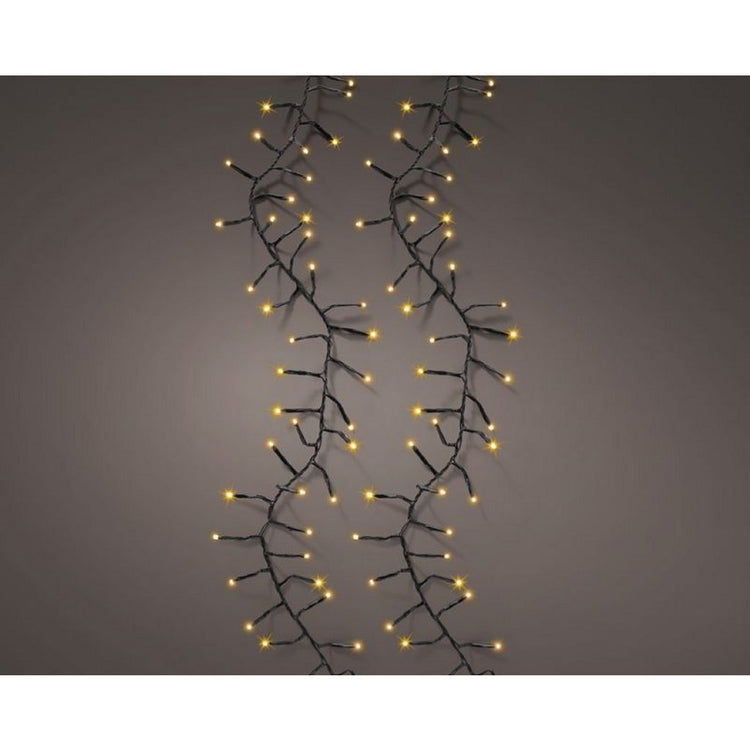 Lumineo LED excellent scintillement 648 LED 100 cm lumière blanche chaude noire