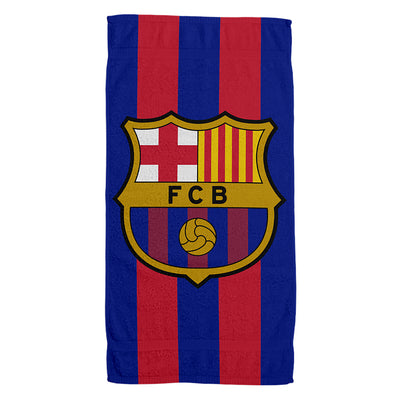 Autres marques FC Barcelone Badlaken 100x180 cm rouge bleu