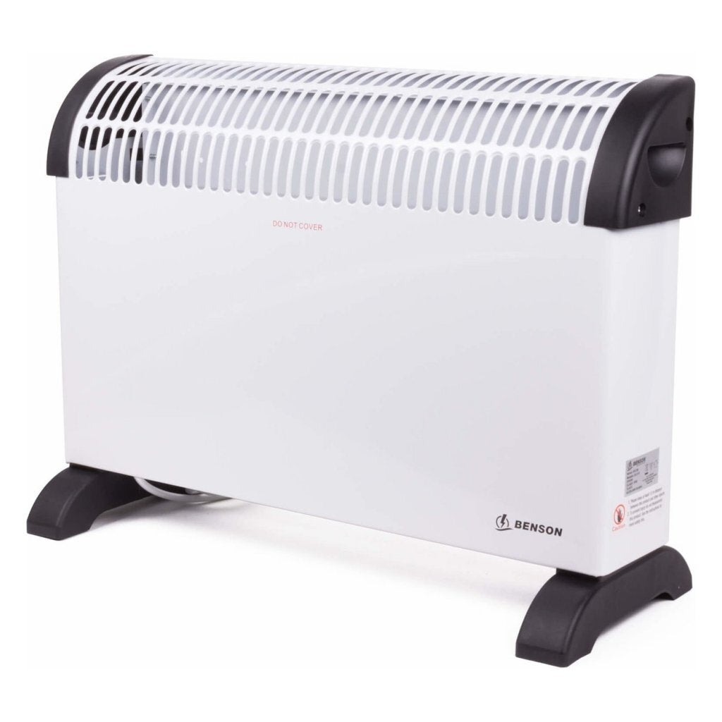 Benson convecteur 75- 1500w 52x17x32,5 cm blanc noir
