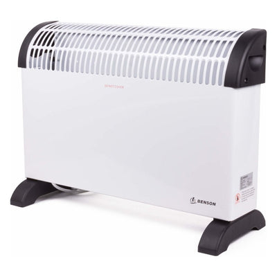 Benson convecteur 75- 1500w 52x17x32,5 cm blanc noir