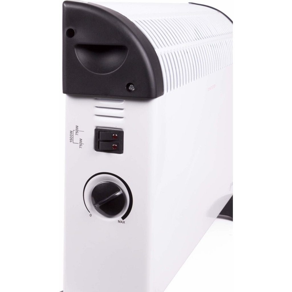 Benson convecteur 75- 1500w 52x17x32,5 cm blanc noir