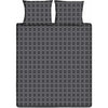 Dix coton coton single couette couvercle 140x200 220 cm anthracite graphique