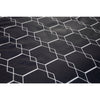 Dix coton coton single couette couvercle 140x200 220 cm anthracite graphique