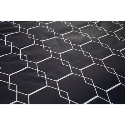 Dix coton coton single couette couvercle 140x200 220 cm anthracite graphique