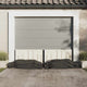 Vidaxl Sandbags 100 ST 103X25 cm HDPE Donkergroen