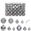 Vidaxl Boules de Noël 100 st 3 4 6 cm gris