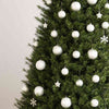Vidaxl 111-Parts Ball de Noël Set Polystyrène blanc
