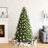Vidaxl 111-Parts Ball de Noël Set Polystyrène blanc - afbeelding 1