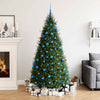 VidaXL ensemble de boules de Noël 111 pièces en polystyrène bleu