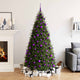 Vidaxl ensemble de boules de Noël 111 pièces en polystyrène violet