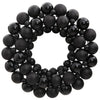 Vidaxl Couronne de Noël 45 cm Polystyrène noir