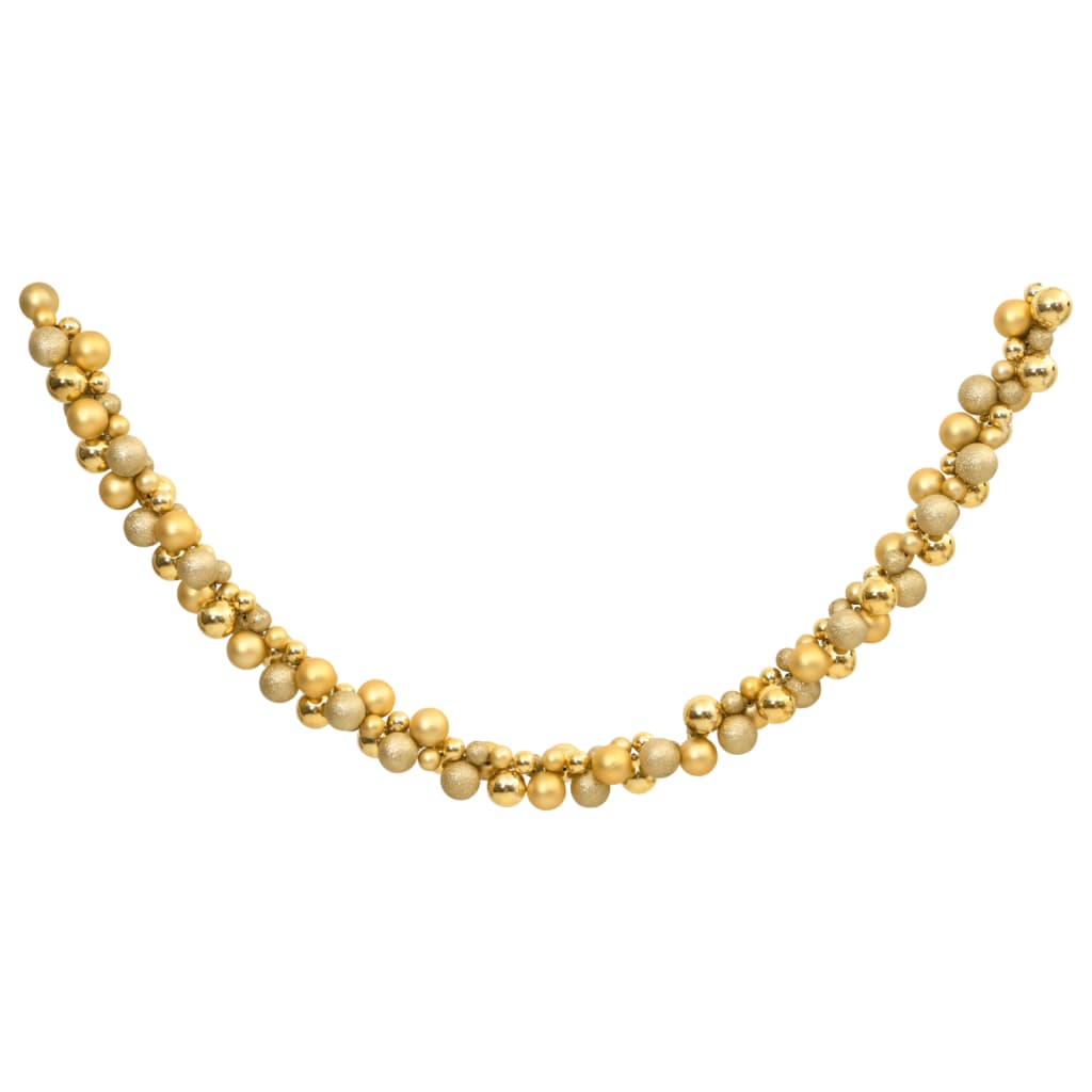 Vidaxl Christmas Garland 175 cm Polystyrène Gold coloré