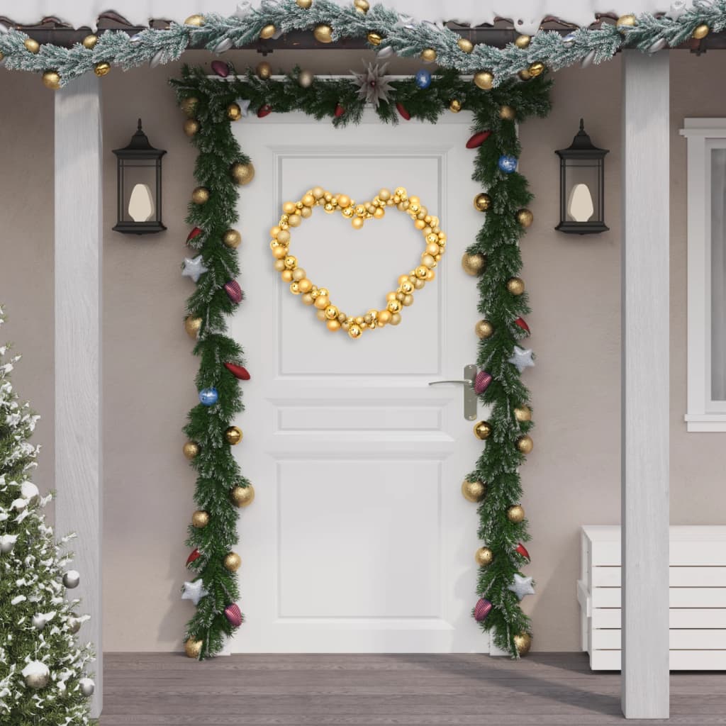 Vidaxl Christmas Garland 175 cm Polystyrène Gold coloré