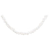 Vidaxl Christmas Garland Balls 175 cm Polystyrène blanc