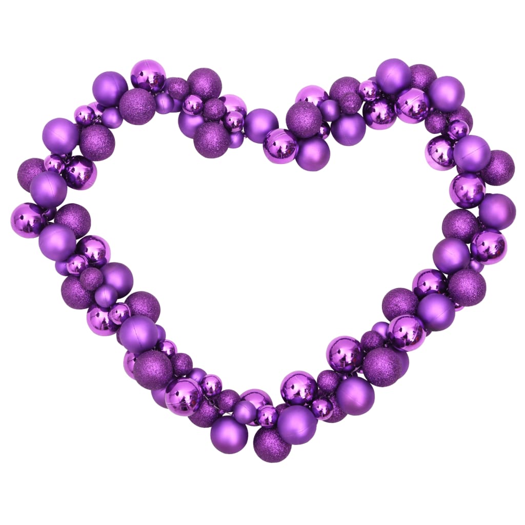 Vidaxl Christmas Garland Balls 175 cm Polystyrène Purple