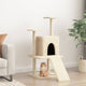 Vidaxl Cat Furniture avec Sisal Scratch Posts 110 cm Crème -Colored