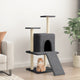Vidaxl Cat Furniture avec Sisal Scratch Posts 110 cm Gris foncé