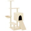 Vidaxl Cat Furniture avec Sisal Scratch Posts 130,5 cm Crème -Colored