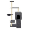 Vidaxl Cat Meubles avec Sisal Scratch Posts 130,5 cm Gris foncé