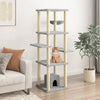 Vidaxl Cat Meubles avec Sisal Scratch Posts 154 cm Gris clair